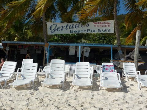 Gertrude’s Beach Bar and Grill, White Bay, Jost Van Dyke